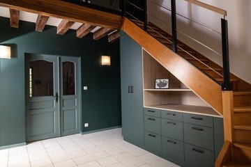 Venez découvrir la décoration d'une entrée dans un style industriel